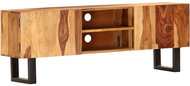 SHUMEE 130 × 30 × 47 cm masivní akáciové dřevo - TV stolek