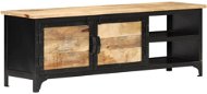 SHUMEE 120 × 30 × 40 cm masivní mangovníkové dřevo - TV stolek