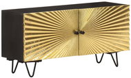 SHUMEE 90 × 30 × 45 cm masivní mangovníkové dřevo - TV stolek