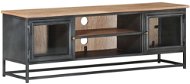 SHUMEE sivý 120 × 30 × 40 cm masívne akáciové drevo a cement - TV stolík
