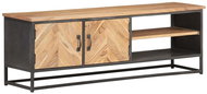 SHUMEE 120 × 30 × 40 cm masivní akáciové dřevo - TV stolek