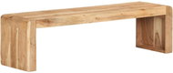 SHUMEE 120 × 33 × 33 cm masivní akáciové dřevo - TV stolek