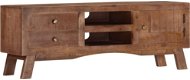 SHUMEE 110 × 30 × 40 cm hrubé mangovníkové dřevo - TV stolek