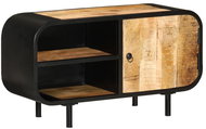 SHUMEE 90 × 30 × 48 cm hrubé mangovníkové dřevo - TV stolek