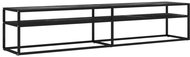 SHUMEE černý mramor 200 × 40 × 40,5 cm  - TV stolek