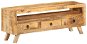 SHUMEE 110 × 30 × 40 cm masívne mangovníkové drevo - TV stolík