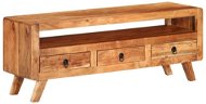 SHUMEE 110 × 30 × 40 cm masívne akáciové drevo - TV stolík