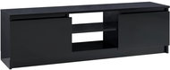 SHUMEE černý s vysokým leskem 120 × 30 × 35,5 cm  - TV stolek