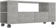 SHUMEE betónovosivý, 120 × 35 × 43 cm - TV stolík
