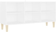SHUMEE masivní dřevěné nohy bílý 103,5 × 30 × 50 cm - TV stolek