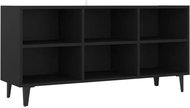 SHUMEE s kovovými nohami černý 103,5 × 30 × 50 cm - TV stolek