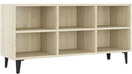 SHUMEE s kovovými nohami dub sonoma 103,5 × 30 × 50 cm  - TV stolek