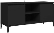 SHUMEE s kovovými nohami černý 103,5 × 35 × 50 cm - TV stolek