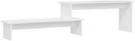 SHUMEE biely,180 × 30 × 43 cm - TV stolík