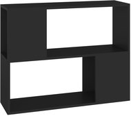 SHUMEE černý 80 × 24 × 63 cm  - TV stolek
