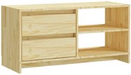 SHUMEE 80 × 31 × 39 cm masívne borové drevo - TV stolík