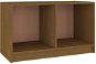SHUMEE medovohnedý 70 × 33 × 42 cm masívne borové drevo - TV stolík