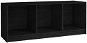 SHUMEE čierny 104 × 33 × 41 cm masívne borovicové drevo - TV stolík
