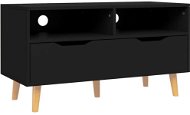 SHUMEE černý 90 × 40 × 48,5 cm  - TV stolek
