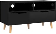 SHUMEE čierny s vysokým leskom 90 × 40 × 48,5 cm - TV stolík