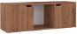 SHUMEE hnedý dub, 88,5 × 27,5 × 30,5 cm - TV stolík