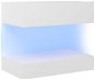 SHUMEE s LED osvětlením bílý 60 × 35 cm  - TV stolek