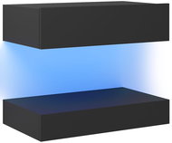 SHUMEE s LED osvětlením šedý 60 × 35 cm  - TV stolek