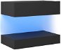 SHUMEE s LED osvětlením šedý 60 × 35 cm  - TV stolek