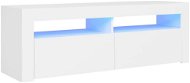 SHUMEE s LED osvetlením biely 120 × 35 × 40 cm - TV stolík