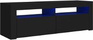 SHUMEE s LED osvětlením černý 120 × 35 × 40 cm - TV stolek