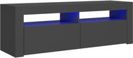 SHUMEE s LED osvětlením šedý 120 × 35 × 40 cm  - TV stolek