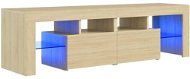SHUMEE s LED osvětlením dub sonoma 140 × 35 × 40 cm - TV stolek