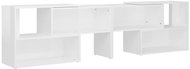 SHUMEE bílý s vysokým leskem 149 × 30 × 52 cm  - TV stolek