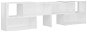 SHUMEE biely s vysokým leskom 149 × 30 × 52 cm - TV stolík
