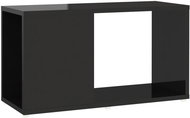 SHUMEE černý s vysokým leskem 60 × 24 × 32 cm  - TV stolek