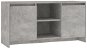 SHUMEE betónovosivý 102 × 37,5 × 52,5 cm - TV stolík