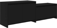 SHUMEE černý 146,5 × 35 × 50 cm  - TV stolek