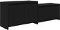 SHUMEE čierny 146,5 × 35 × 50 cm - TV stolík