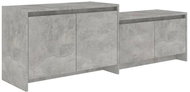 SHUMEE betonově šedý 146,5 × 35 × 50 cm  - TV stolek