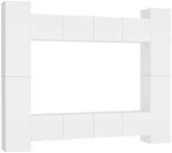 SHUMEE 8 ks bílá, 3078650 - Obývací stěna