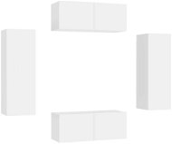 SHUMEE 4 ks bílá, 3078666 - Obývací stěna