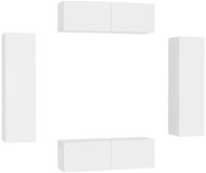 SHUMEE 4 ks bílá, 3078667 - Obývací stěna
