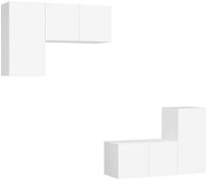 SHUMEE 4 ks bílá, 3078688 - Obývací stěna