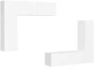 SHUMEE 4 ks bílá, 3078690 - Obývací stěna