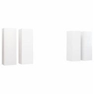 SHUMEE 4 ks bílá 30,5 × 30 × 90 cm - Obývací stěna