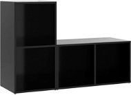 SHUMEE 2 ks černá, 72 × 35 × 36,5 cm - Obývací stěna