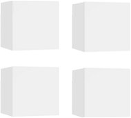 SHUMEE nástěnná 4 ks bílá 30,5 × 30 × 30 cm - Obývací stěna