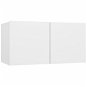 Obývací stěna SHUMEE závěsná bílá 60 × 30 × 30 cm - Obývací stěna