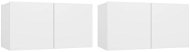 SHUMEE závesná 2 ks biela, 60 × 30 × 30 cm - Obývacia stena