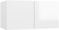 SHUMEE závesná biela s vysokým leskom 60 × 30 × 30 cm - Obývacia stena